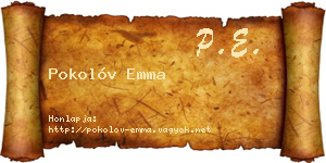 Pokolóv Emma névjegykártya